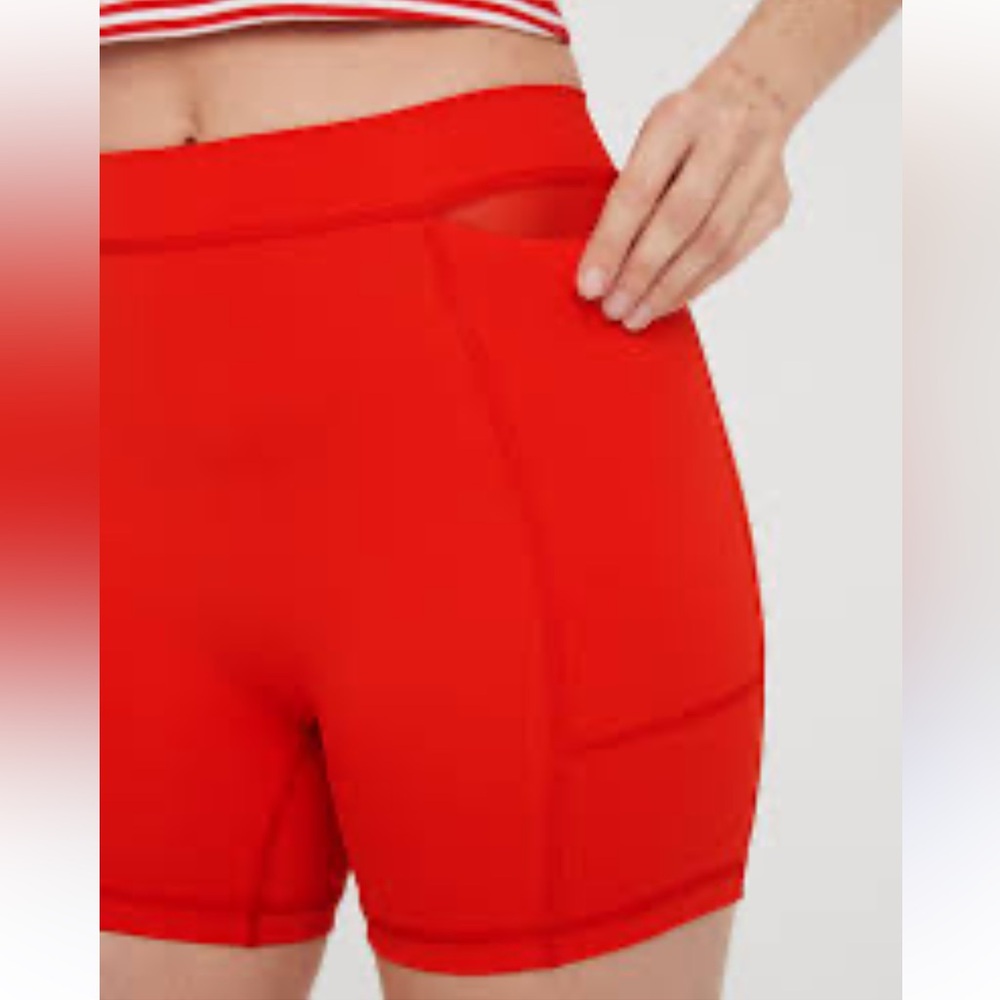 OFFLINE by Aerie high rise biker shorts pocket